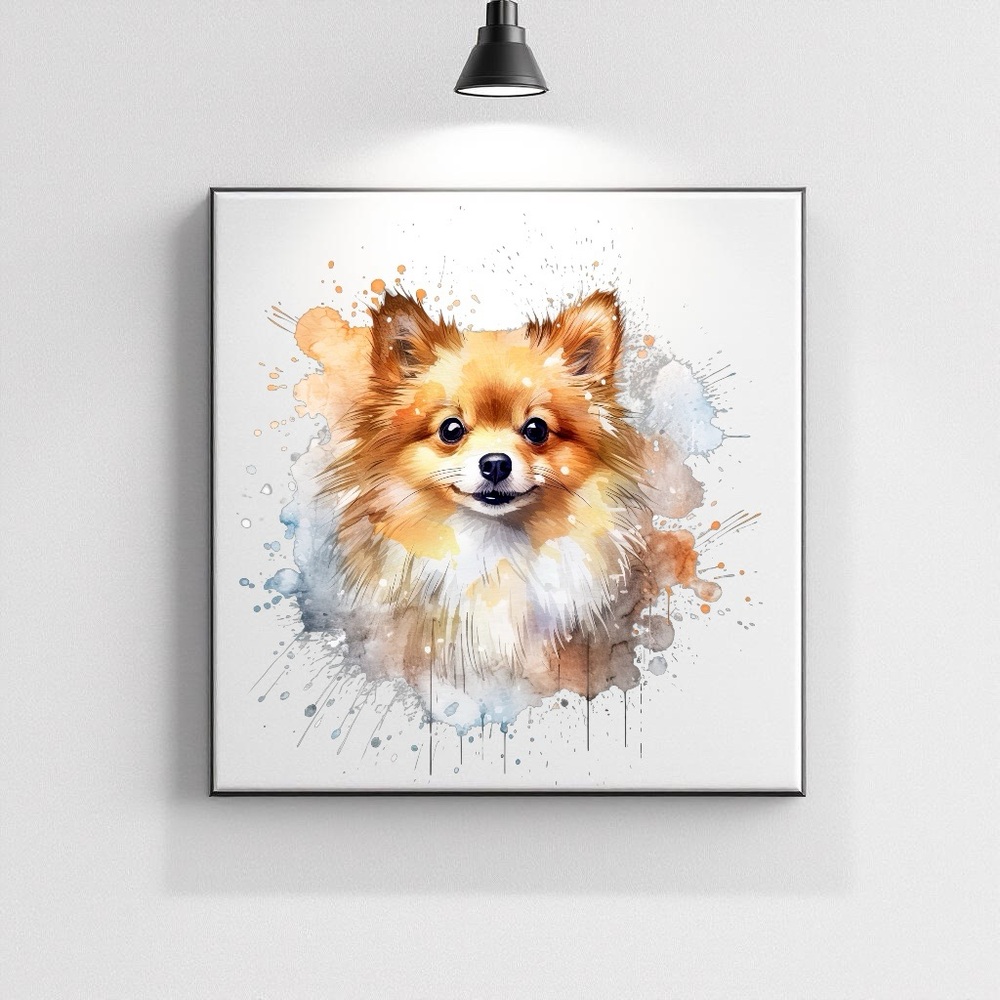 Yorkie, Schnauzer Canvas Wall decor any pet, send me your picture Personalized